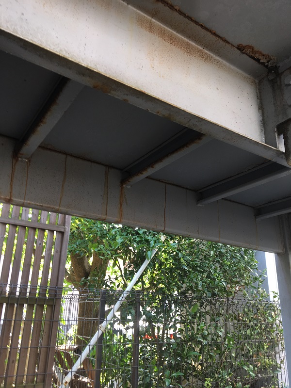 静岡県富士宮市 屋根塗装 外壁塗装 付帯部塗装 鉄骨階段 事前調査