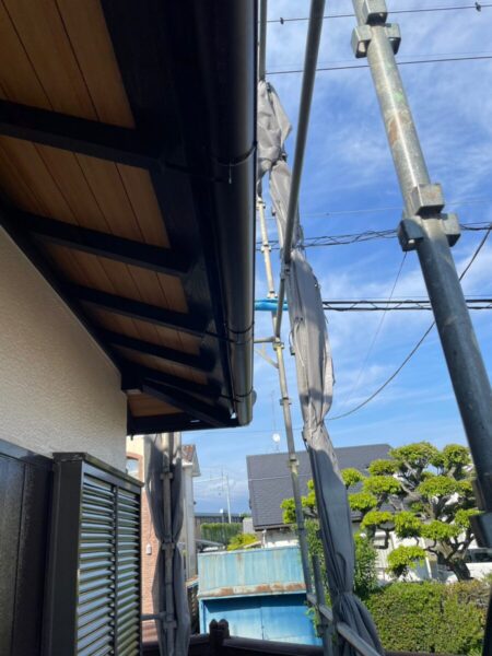 静岡県富士市森下　雨樋交換は外壁塗装とセットでおトク！（3）