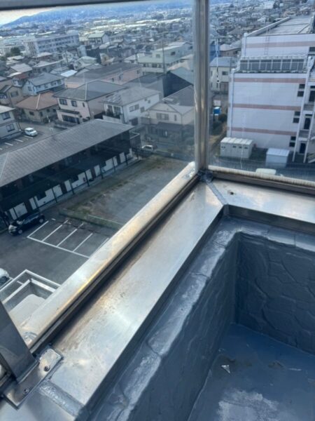 静岡県富士市伝法　テナントビル屋上の防水工事（5）