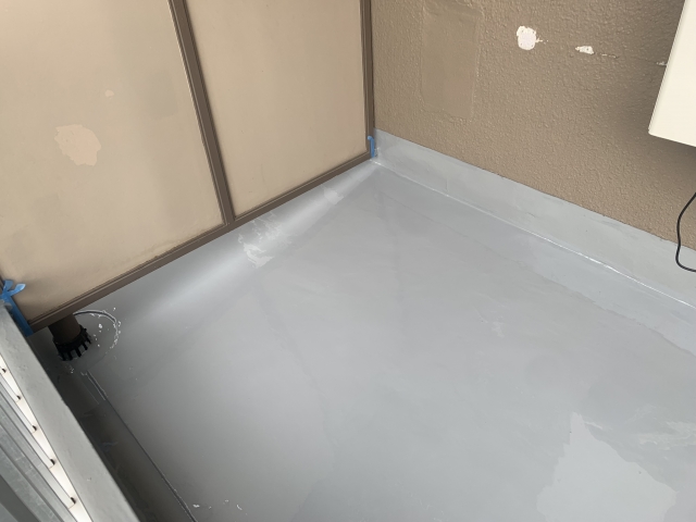 ベランダ　防水工事2