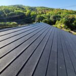 伊豆市梅木・天窓の閉鎖工事とカバー工法③スーパーガルテクトのカバー施工2