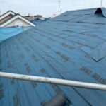 神奈川県相模原市・天窓撤去と屋根カバー工法②天窓の封鎖と防水シート施工3