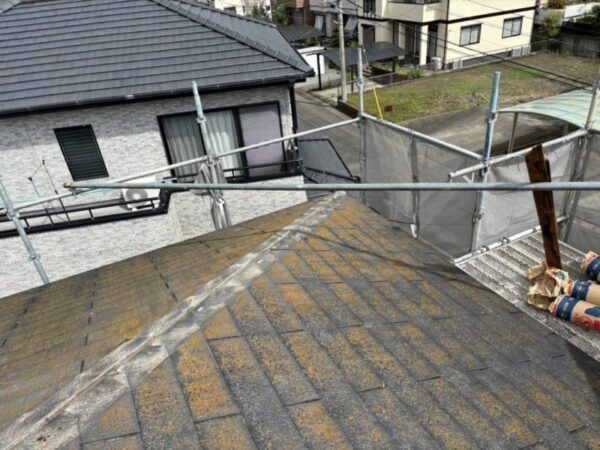 富士宮市三園平・屋根カバー工法②防水シートの施工3