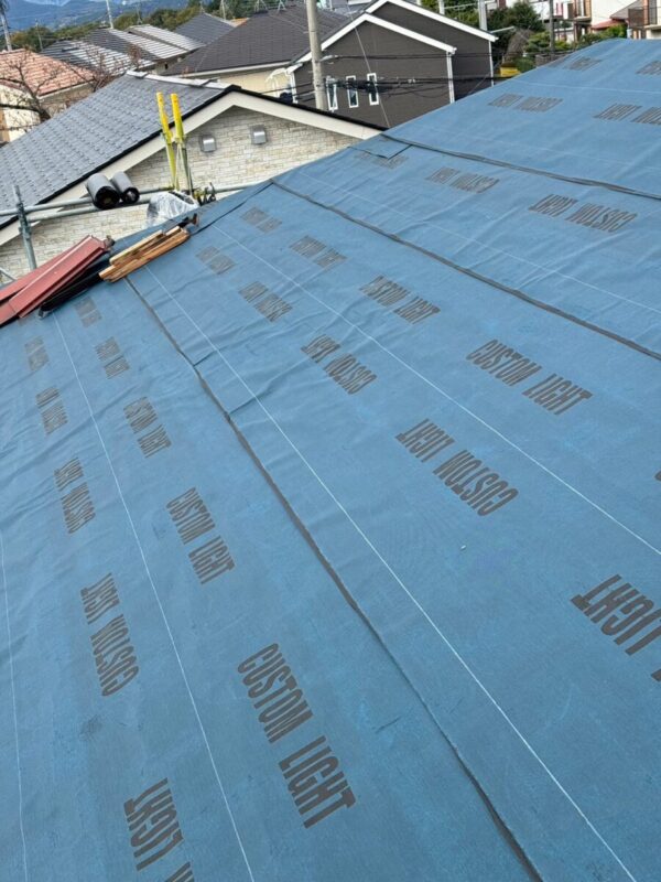 静岡県富士市 O様邸 屋根カバー工事 ルーフィングの重要性とは?