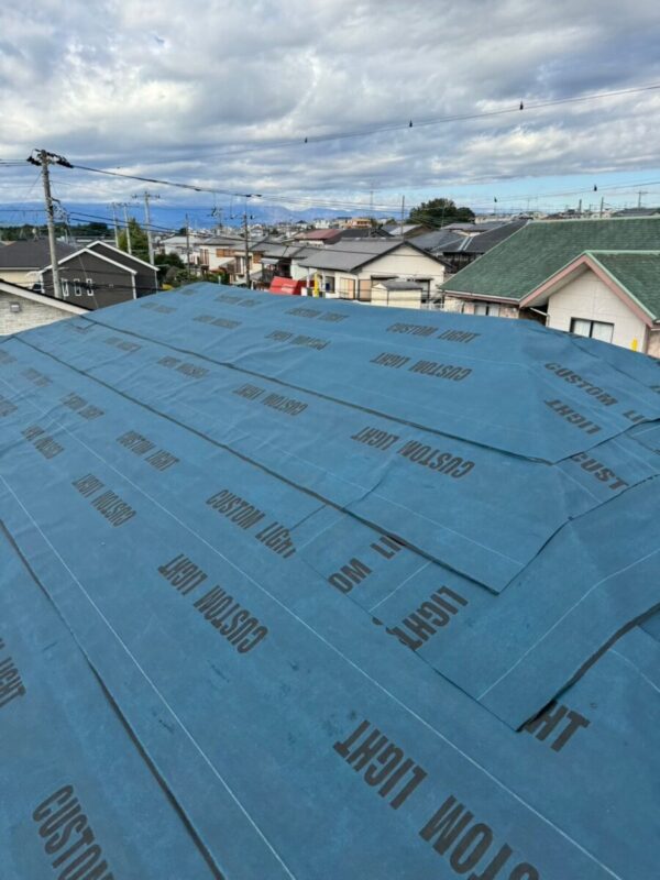 静岡県富士市 O様邸 屋根カバー工事 ルーフィングの重要性とは?