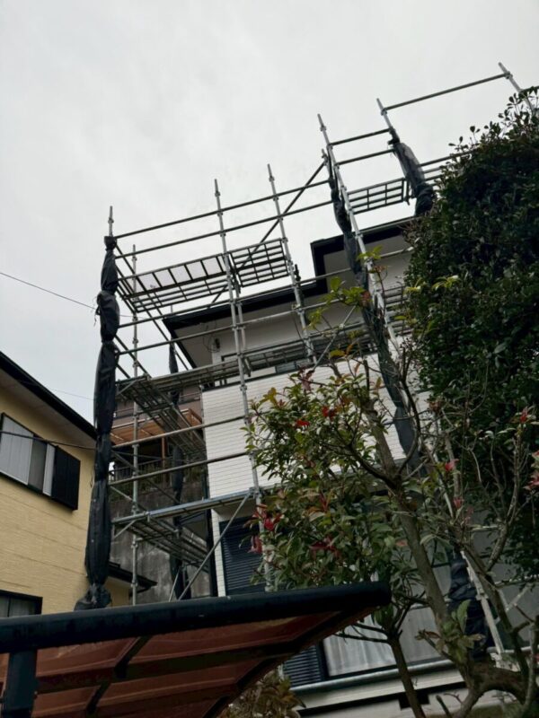 静岡県富士市 K様邸 屋根カバー工法 足場解体の際に注意すべきことは?