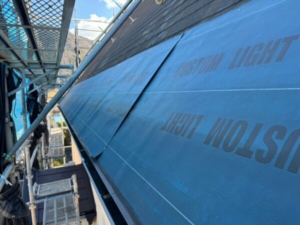 静岡県沼津市 S様邸 屋根カバー工事 雨漏りを防ぐためにルーフィング敷設をおこないました!