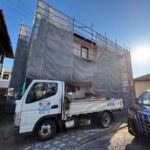 静岡県富士宮市　W様邸　屋根カバー工事　くさび式足場で安全な作業環境を確保