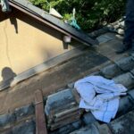 静岡県富士宮市　K様邸　屋根板金工事　既存瓦の撤去作業からスタート！