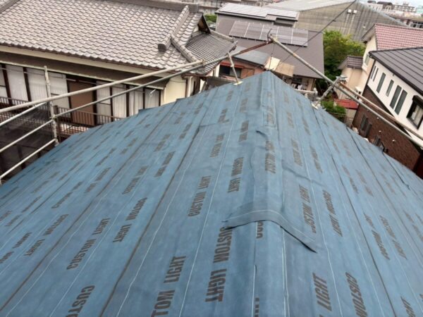 静岡県富士市　W様邸　屋根カバー工事　ルーフィングって何のために必要？