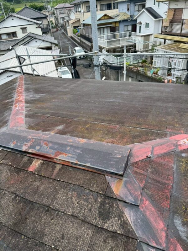 静岡県富士市　H様邸　屋根カバー工事　現地調査で劣化状態を確認