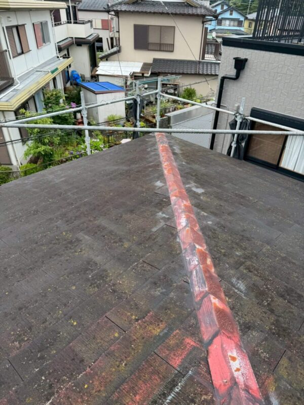 静岡県富士市　H様邸　屋根カバー工事　現地調査で劣化状態を確認