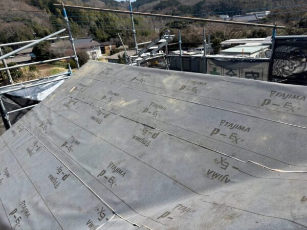 静岡県三島市　U様　屋根葺き替え工事　防水シートは何のために必要？